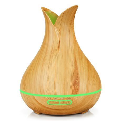 Sprout LED Aroma Diffuser Light Wood