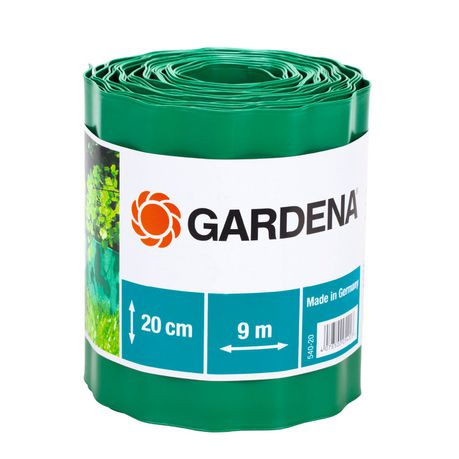 GARDENA Lawn Edging, Green 9 metre Roll 20 cm High
