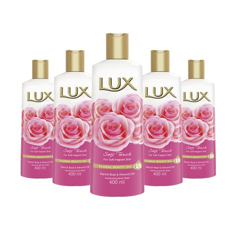 Lux Body Wash Soft Touch -5x400ml Buy Online in Zimbabwe thedailysale.shop
