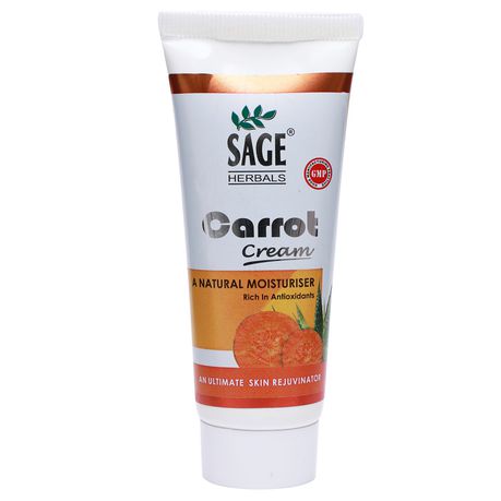 (2-Pack) Carrot Cream Moisturizer with Vit-A, Aloe & Antioxidants - 50 gm