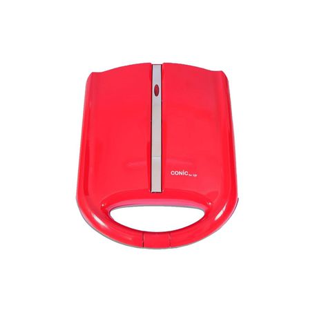 xTek- Conic 4 Slice Non-stick Panini & Sandwich Press - Red Buy Online in Zimbabwe thedailysale.shop