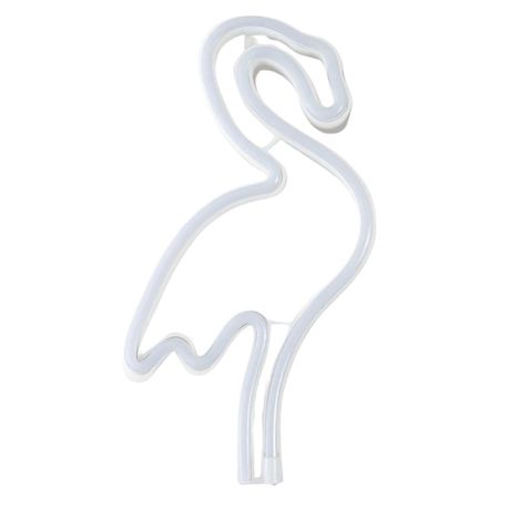 Flamingo Shaped Neon LED Light (Pink)