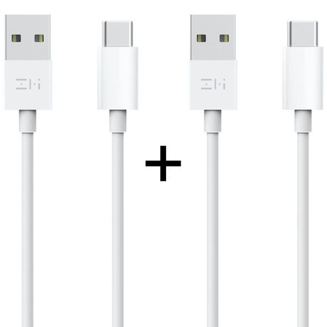 ZMI 1m - 3A USB Type-A to Type-C Cable - White (2PCS) Buy Online in Zimbabwe thedailysale.shop