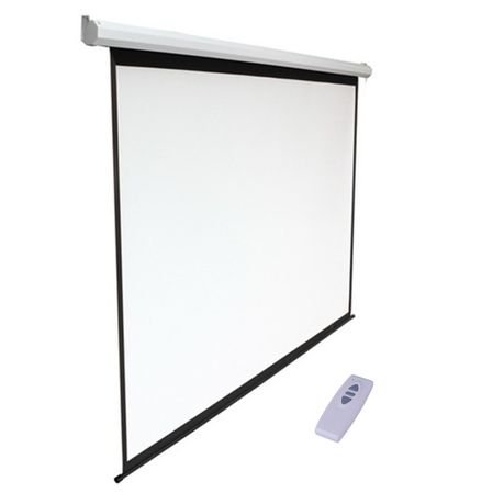 HD 100'' Motorized Electric Projector Screen with Remote