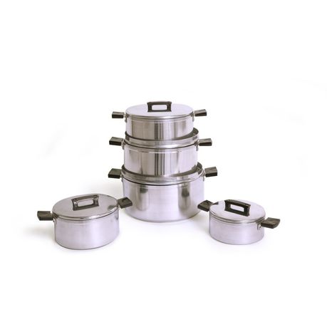 Master M5 Aluminum Casserole 10 Piece Pot Set