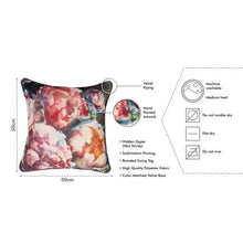 Load image into Gallery viewer, Jumarie From The Heart Large Peonies 50x50 Floral Scatter Cushion Cover
