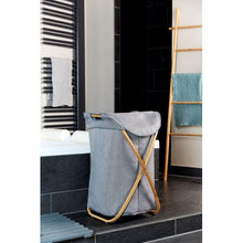 Load image into Gallery viewer, Wenko - Laundry Bin 79L - Bahari Range - Bamboo Grey

