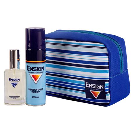 Ensign Toiletry Bag with Cologne and Body Spray Buy Online in Zimbabwe thedailysale.shop
