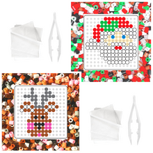 Load image into Gallery viewer, JKA - Christmas Faces - Double Combo Kit - Iron On Bead Craft Toy
