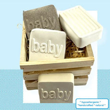 Load image into Gallery viewer, Gift Set - Shampoo Bar, Goat's Milk and Rooibos African Black Soap for Baby
