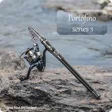 Load image into Gallery viewer, 2.4m - Portofino Series 3 - Telescopic Fishing Rod Carbon Fibre
