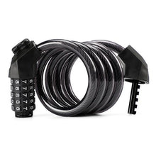 Load image into Gallery viewer, Cyclingbox - 5 Digit Code Cable Lock - Black

