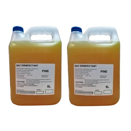 Disinfectant QAC 2 x 5 litres Pine scented