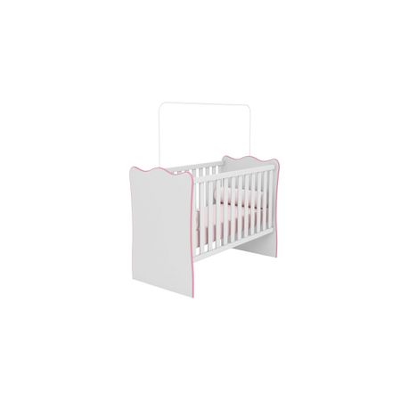 Linx Baby Crib Doce Sonho - White & Pink Buy Online in Zimbabwe thedailysale.shop
