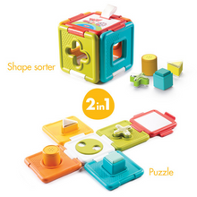 Load image into Gallery viewer, 2 In 1 Shape Sorter Puzzle
