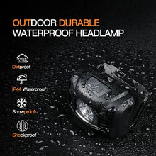 Load image into Gallery viewer, Waterproof Sensor LED Headlamp
