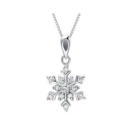 925  silver Snowflake  pendant with Chain Buy Online in Zimbabwe thedailysale.shop