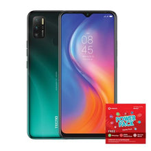 Load image into Gallery viewer, TECNO Spark 5 Air 32GB Dual Sim - Ice Jadeite + Vodacom Sim Card Pack
