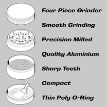 Load image into Gallery viewer, Fesh Fesh - Herb Grinder / Tobacco Grinder (50mm, Silver)
