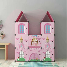 Load image into Gallery viewer, Portable Princess Castle Modular Wardrobe Storage Organizer For Kids-Pink
