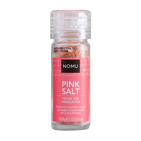NOMU Pink Salt Grinder 125g Buy Online in Zimbabwe thedailysale.shop