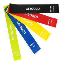 Load image into Gallery viewer, Aeyooco Resistance &amp; Yoga Exercise Loop Bands - Pack of 5
