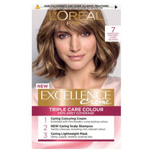 Load image into Gallery viewer, LOreal Excellence Creme 7 Natural Dark Blonde
