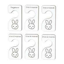 Load image into Gallery viewer, Nectar and Ink - Baby Closet Dividers - Bunny - Afrikaans
