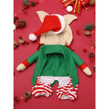 Load image into Gallery viewer, Pet 'Walking' Christmas Elf Costume with Arms - Large
