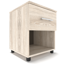 Load image into Gallery viewer, BAM! One Drawer Pedestal/Nightstand - Esperanza Oak
