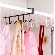 Load image into Gallery viewer, 1 Piece Black Metal Storage Rack Hanger
