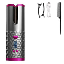 Load image into Gallery viewer, Automatic Hair Curler Portable Usb Wireless Curling LED Display
