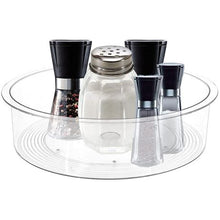 Load image into Gallery viewer, (JD-R001) Lazy Susan Round Turntable Organiser Storage Clear Acrylic
