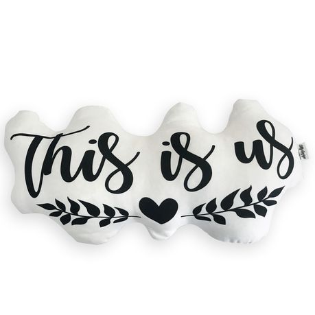 This Is Us Shaped Scatter Cushion - 51 x 26cm Buy Online in Zimbabwe thedailysale.shop