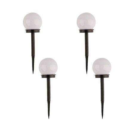 Outdoor LED Solar Garden Pathway Ball Lights-Pack of 4 Buy Online in Zimbabwe thedailysale.shop