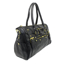 Load image into Gallery viewer, Blackcherry Multi Zip Barrel Bag-Black
