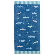 Load image into Gallery viewer, Stephen Joseph Beach And Bath Towels Shark
