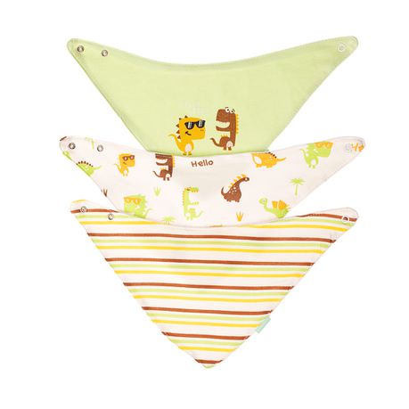 All Heart 3 Pack Dino Print Bib Clothes Buy Online in Zimbabwe thedailysale.shop