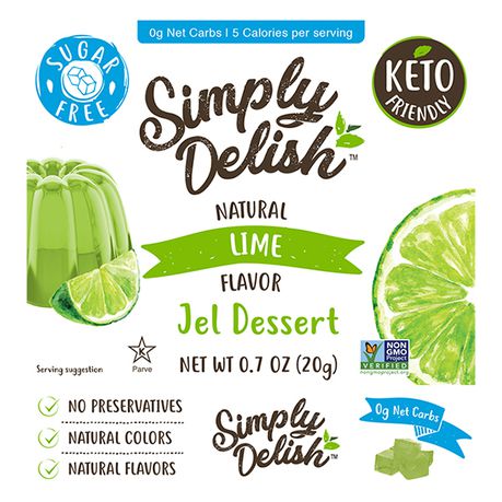 Simply Delish - Natural - Lime - Jel Dessert Buy Online in Zimbabwe thedailysale.shop
