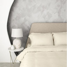 Load image into Gallery viewer, Wrinkle Resistant Egyptian Comfort Duvet Cover Set King: Cool Cream Beige
