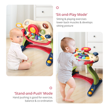 Load image into Gallery viewer, Baby Walker Activity Multifunctional 3-in-1 for Toddlers- 6 to 12 months
