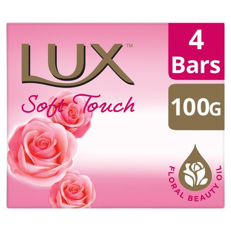 Lux Soft Touch Soap Beauty Bar 4x100gr Buy Online in Zimbabwe thedailysale.shop