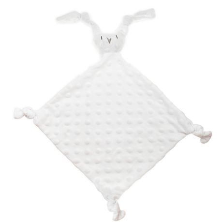 Bunny Baby Comforter/ Doudou - White