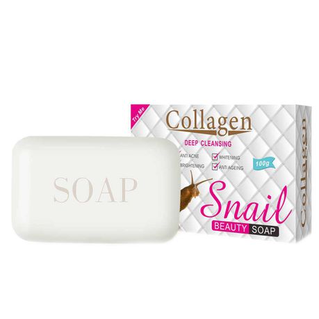Collagen Deep Cleansing Snail Beauty Soap Buy Online in Zimbabwe thedailysale.shop