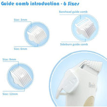 Load image into Gallery viewer, Toddler &amp; Kids Waterproof Rechargeable Hair Clippers with Accessories
