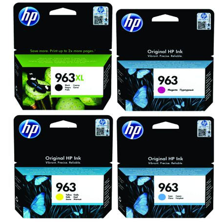 HP 963xl Black & HP 963 Cyan, Magenta, Yellow Combo Pack Buy Online in Zimbabwe thedailysale.shop