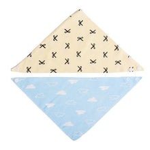 Load image into Gallery viewer, All Heart 2 Pack Baby Bib Clothes With Bow And Clouds Prints
