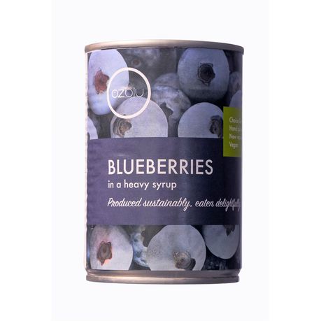 OZblu Blueberries in a heavy syrup 440gr Buy Online in Zimbabwe thedailysale.shop