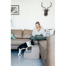 Load image into Gallery viewer, Woof Stairs - 2 Step Dog Steps - Tan
