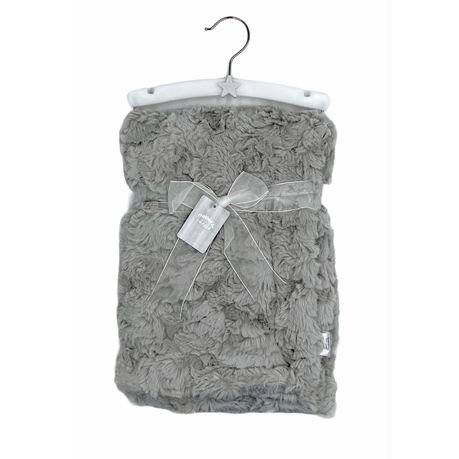 Baby Blanket Sherpa Rose - Grey Buy Online in Zimbabwe thedailysale.shop